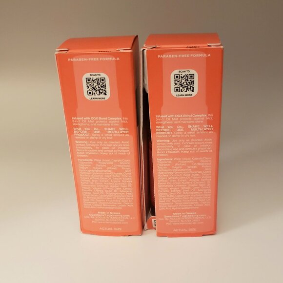2-Pack New OGXSealing Serum Bond Protein Repair Hair Treatment 1.7oz Each NIB - Picture 4 of 7